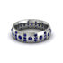 Sapphire Gold Men's Wedding Ring - Zion No. 75 image 3