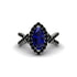 Sapphire Marquise Split Shank Engagement Ring - Carly No. 45 image 2