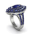 Sapphire Three Layer Halo Marquise Ring - Destiny No. 75 image 2