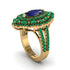 Sapphire Three Layer Halo Marquise Ring - Destiny No. 28 image 2