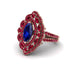 Sapphire Three Layer Halo Marquise Ring - Destiny No. 59 image 3
