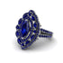 Sapphire Three Layer Halo Marquise Ring - Destiny No. 75 image 3