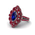 Sapphire Three Layer Halo Marquise Ring - Destiny No. 60 image 3
