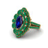 Sapphire Three Layer Halo Marquise Ring - Destiny No. 28 image 3