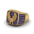 Sapphires Luxury Gold Eagle Ring - Sutton No. 13 image 1