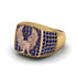 Sapphires Luxury Gold Eagle Ring - Sutton No. 28 image 1