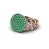 Emerald Signet Filigree Pave Engagement Ring - Rylie No. 5 image 2