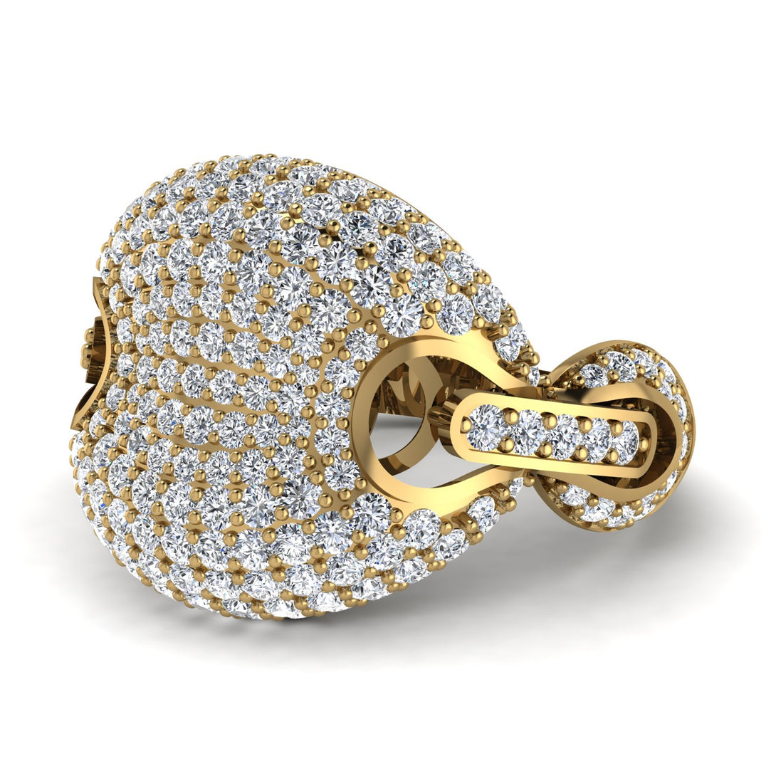 Diamond Stunning Radiant Fashion Men Ring - Dallas No. 1