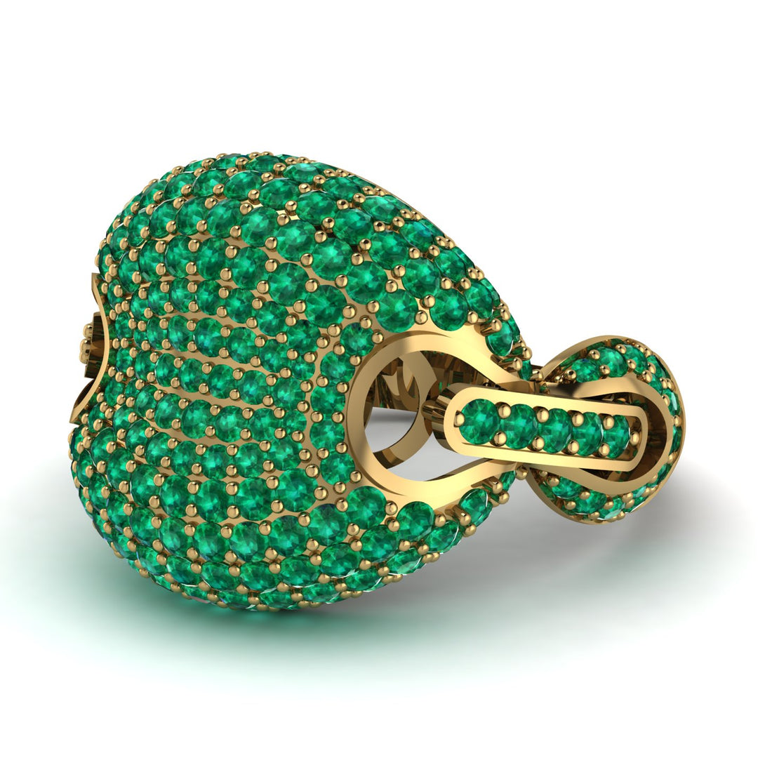 Emerald Stunning Radiant Fashion Men Ring - Dallas No. 4