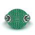 Emerald Stunning Radiant Fashion Men Ring - Dallas No. 6 image 2
