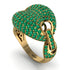 Emerald Stunning Radiant Fashion Men Ring - Dallas No. 4 image 3