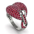Ruby Stunning Radiant Fashion Men Ring - Dallas No. 12 image 3