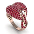 Ruby Stunning Radiant Fashion Men Ring - Dallas No. 11 image 3