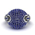 Sapphire Stunning Radiant Fashion Men Ring - Dallas No. 15 image 2