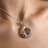 Stunning Three-Round Intertwined Necklace - Angela No. 3