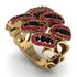 Black Diamond Stylish Bloom Fashion Ring - Drew No. 52 image 2