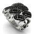 Black Diamond Stylish Bloom Fashion Ring - Drew No. 39 image 2