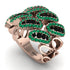 Black Diamond Stylish Bloom Fashion Ring - Drew No. 23 image 2