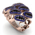 Black Diamond Stylish Bloom Fashion Ring - Drew No. 68 image 2