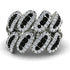 Black Diamond Stylish Bloom Fashion Ring - Drew No. 9 image 3