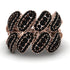 Black Diamond Stylish Bloom Fashion Ring - Drew No. 38 image 3