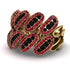 Black Diamond Stylish Bloom Fashion Ring - Drew No. 52 image 1