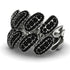 Black Diamond Stylish Bloom Fashion Ring - Drew No. 39 image 1