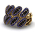 Black Diamond Stylish Bloom Fashion Ring - Drew No. 67 image 1