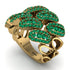 Emerald Stylish Bloom Fashion Ring - Drew No. 19 image 2