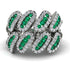 Emerald Stylish Bloom Fashion Ring - Drew No. 6 image 3