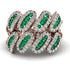 Emerald Stylish Bloom Fashion Ring - Drew No. 5 image 3