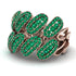 Emerald Stylish Bloom Fashion Ring - Drew No. 20 image 1