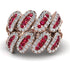 Ruby Stylish Bloom Fashion Ring - Drew No. 11 image 2