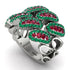 Ruby Stylish Bloom Fashion Ring - Drew No. 27 image 3
