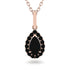 Black Diamond Tear Of Eternity Pendant - Jolene No. 38 image 1