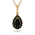Black Diamond Tear Of Eternity Pendant - Jolene No. 37 image 1