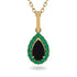 Black Diamond Tear Of Eternity Pendant - Jolene No. 22 image 1