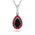 Black Diamond Tear Of Eternity Pendant - Jolene No. 54 image 1