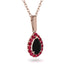 Black Diamond Tear Of Eternity Pendant - Jolene No. 53 image 2