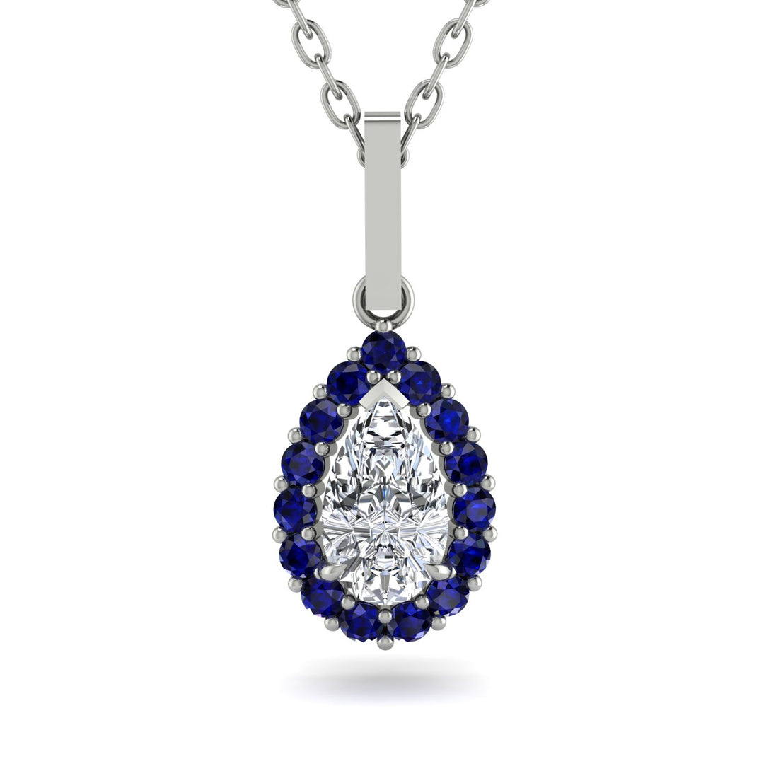 Diamond Tear Of Eternity Pendant - Jolene No. 63