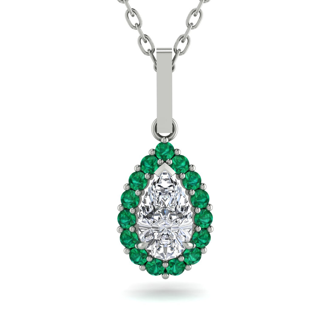 Diamond Tear Of Eternity Pendant - Jolene No. 18