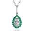 Diamond Tear Of Eternity Pendant - Jolene No. 18 image 1