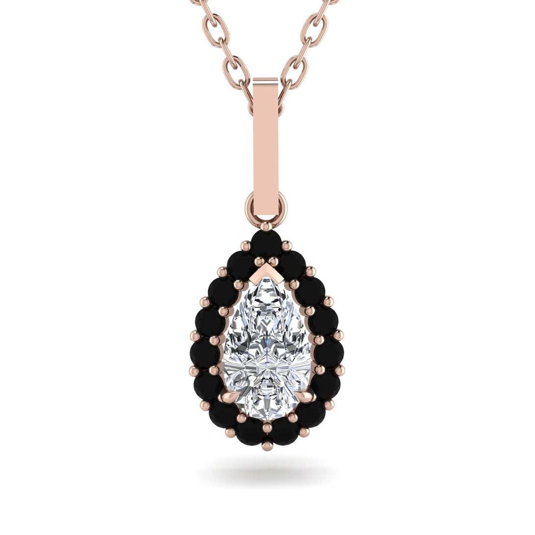 Diamond Tear Of Eternity Pendant - Jolene No. 32