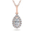 Diamond Tear Of Eternity Pendant - Jolene No. 2 image 1