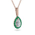 Diamond Tear Of Eternity Pendant - Jolene No. 17 image 2