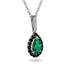 Emerald Tear Of Eternity Pendant - Jolene No. 36 image 2