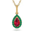 Ruby Tear Of Eternity Pendant - Jolene No. 25 image 1