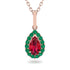 Ruby Tear Of Eternity Pendant - Jolene No. 26 image 1