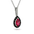 Ruby Tear Of Eternity Pendant - Jolene No. 42 image 2