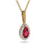Ruby Tear Of Eternity Pendant - Jolene No. 10 image 2